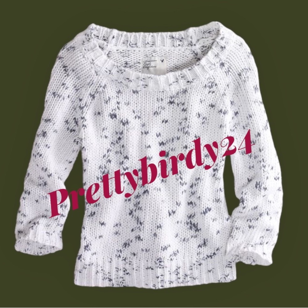 Vintage AEO Marbled Knit Sweater